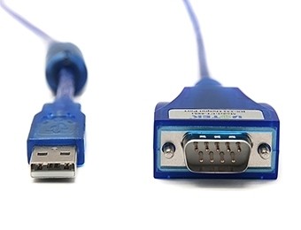כבל USB - סריאלי RS232 DB9 זכר אורך 1.8 מטר עם צ'יפ PROLIFIC PL2303