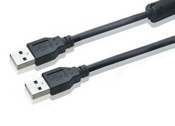 כבל USB2.0 שטוח - שטוח מקצועי + פריט, 5 מטר
