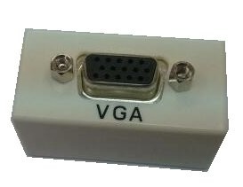 שקע גוויס GEWISS עם חיבור VGA נקבה-נקבה