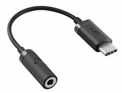 מתאם USB C לאודיו 3.5 מ"מ סטריאו, עם צ'יפ DAC