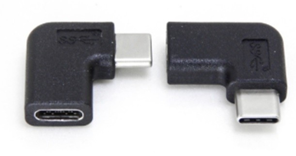 מתאם USB C זוויתי זכר-נקבה