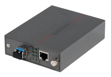 זוג ממירי מדיה להרחקת מסך לד על כבל MM LC עד 550 מטר, איכותי TOPX