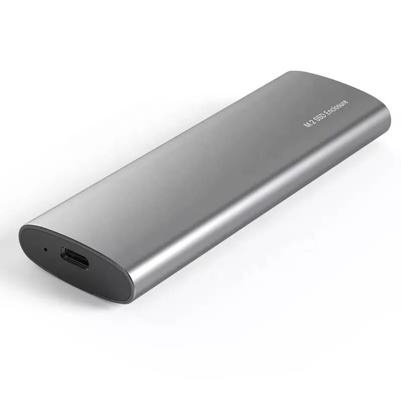 מארז חיצוני 10Gbps לכונן SSD M.2 מסוג SATA/NVME בחיבור USB-C + כבל C-A