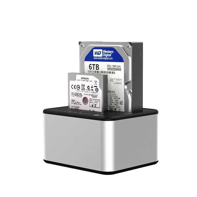 תחנת עגינה 5Gbps ל-2 כוננים 2.5"/3.5" SATA