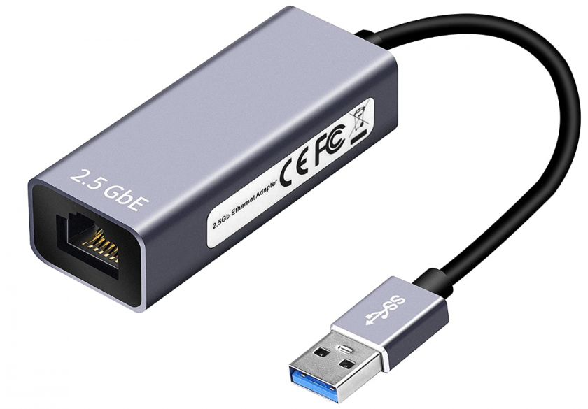 מתאם USB3.0 - LAN RJ45 תומך 2.5G