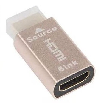 מתאם דמי HDMI DUMMY PLUG זכר-נקבה תומך 4K@60HZ