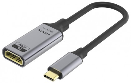 מתאם USB C ל-HDMI נקבה, תומך 4K@144HZ 8K@60Hz
