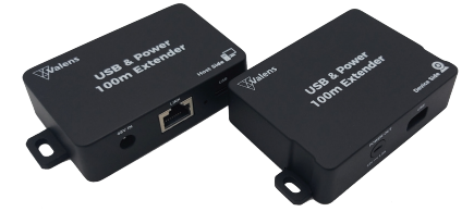 מרחיק USB C על כבל רשת עד 100 מטר, תואם USB3.0 ותומך POE להרחקת מצלמות - העברת דאטה ומתח (לרסיבר ולמצלמה) על כבל רשת, תואם לכל המצלמות