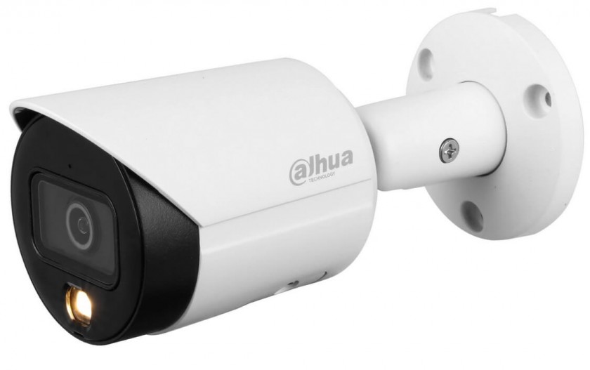 מצלמה סדרת פור קולור 4MP IP67 עם מיקרופון מובנה, דגם DAHUA DH-IPC-HFW2439S-SA-LED-S2