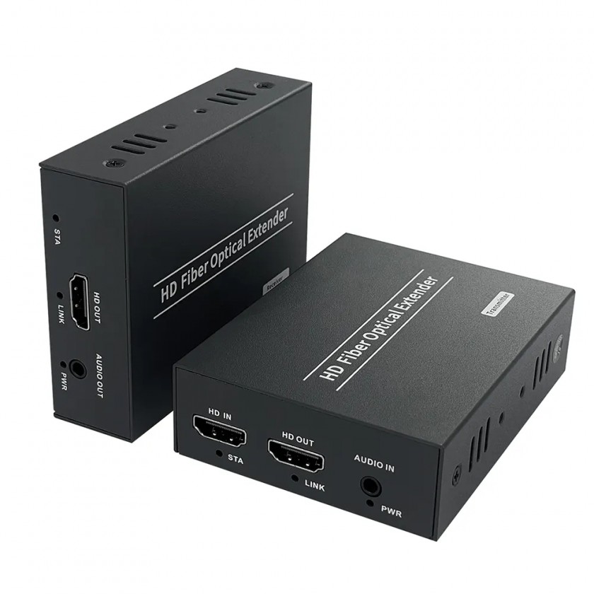 מרחיק HDMI על גבי כבל אופטי SM בודד עד 20 ק"מ, תומך 1080P@60HZ