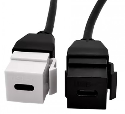 כבל USB 3.2 TYPE C קיסטון נקבה בשני הצדדים
