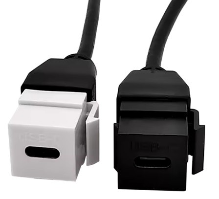 כבל USB 3.2 TYPE C קיסטון נקבה בשני הצדדים