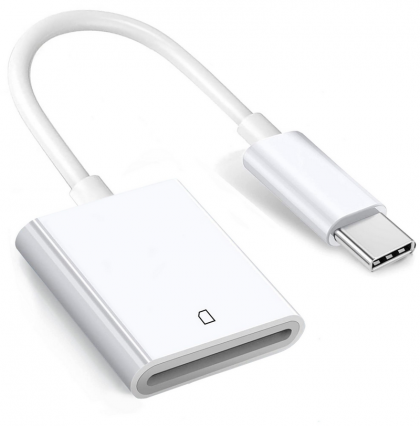 קורא כרטיסי זיכרון SD עם חיבור USB C