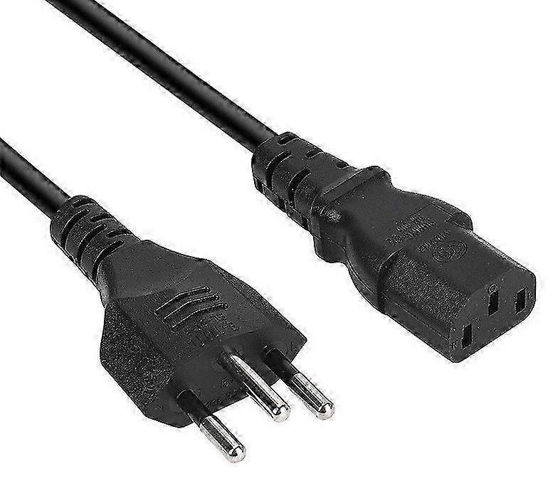 כבל חשמל למחשב "כבל קומקום" ברזילאי 1.8 מטר