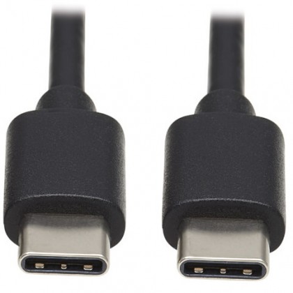 כבל דאטה + טעינה מהירה USB2.0 60W תקע C זכר - C זכר 0.5 מטר