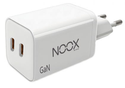מטען קיר GaN 45W עם 2 יציאות USB-C – טעינה מהירה PD / PPS