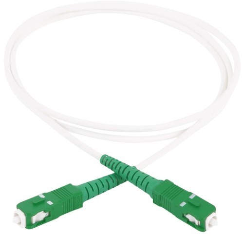 מגשר SM סימפלקס משוריין SC/APC - SC/APC עם ראשים מוגנים להשחלה 50 מטר