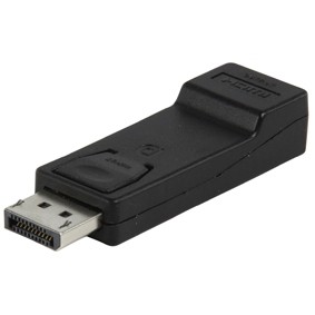 מתאם DISPLAYPORT זכר - HDMI נקבה, תומך אודיו ו-1080P@60HZ