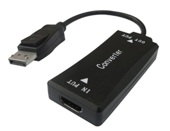כבל ממיר HDMI נקבה ל-DISPLAYPORT זכר (מחשב HDMI למסך DP), תומך 4k@30hz ו-1080P@60HZ
