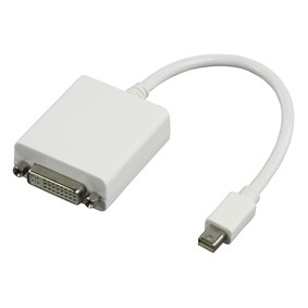 מתאם כבל קצר אקטיבי MINI DISPLAYPORT ל-DVI נקבה, תומך 4K@60Hz