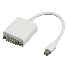 מתאם כבל קצר אקטיבי MINI DISPLAYPORT ל-DVI נקבה, תומך 4K@60Hz