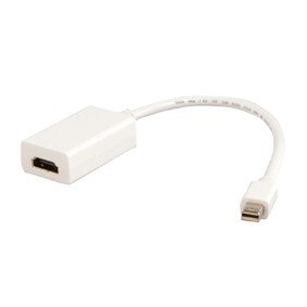 מתאם כבל קצר אקטיבי MINI DISPLAYPORT ל-HDMI נקבה, תומך 4K@60Hz ואודיו