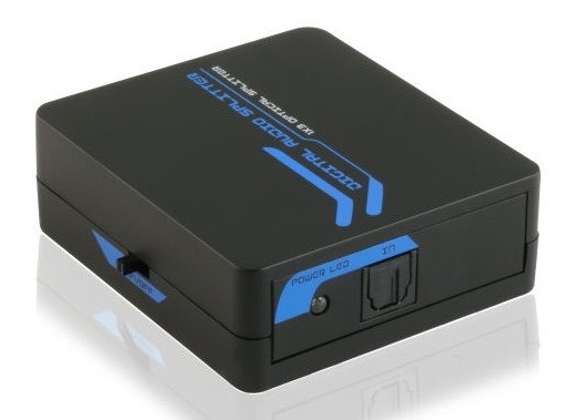 מפצל אקטיבי לחיבור אופטי S/PDIF TOSLINK, עם כניסה אחת ו-3 יציאות