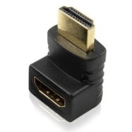 מתאם זוויתי HDMI ב-270 מעלות - הכבל מנותב למעלה