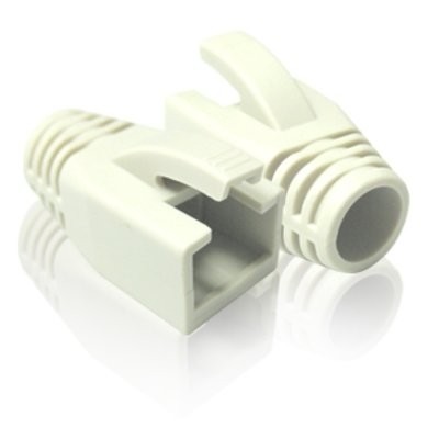 כיסוי גומי אפור לקונקטור RJ45 לכבל עבה CAT7