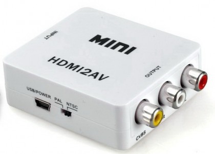 ממיר HDMI ל-3xRCA (וידאו+אודיו), תומך 1080P