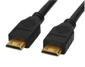 כבל MINI HDMI זכר - MINI HDMI זכר, 1 מטר