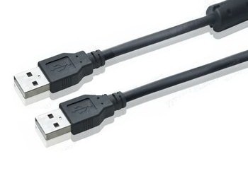 כבל USB2.0 שטוח - שטוח מקצועי + פריט, 2 מטר