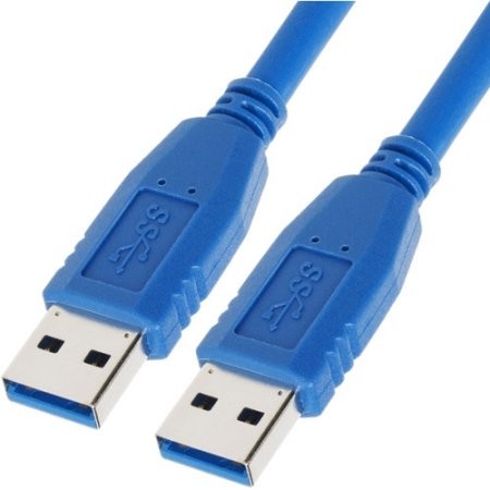 כבל USB3.0 זכר - זכר, 1.8 מטר