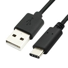 כבל USB תקע C זכר - A 2.0 זכר 1 מטר
