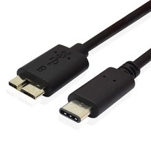 כבל USB תקע C זכר - MICRO B 3.0 זכר 1 מטר