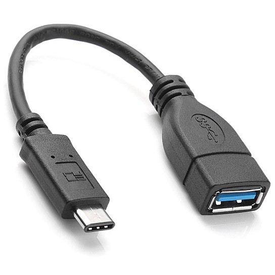 כבל USB תקע C זכר- A 3.0 נקבה 0.2 מטר, תומך OTG