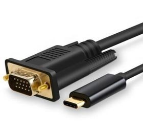 כבל USB C זכר ל-VGA זכר באורך 1.8 מטר