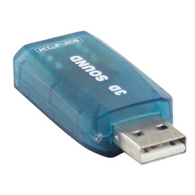 מתאם USB לאודיו - אוזניות + מיקרופון (כרטיס קול USB)