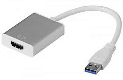 מתאם USB3.0 ל-HDMI, לחיבור מסך נוסף, תומך WIN7 / WIN8 / WIN8.1 / WIN10