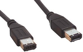 כבל FIREWIRE איכותי 6 פינים - 6 פינים, 1.8 מטר