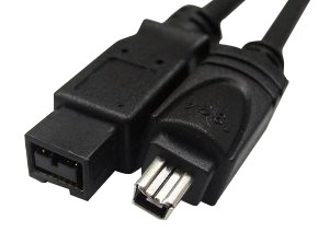 כבל FIREWIRE איכותי 4 פינים - 9 פינים, 1.8 מטר
