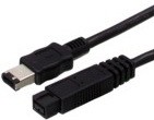 כבל FIREWIRE איכותי 6 פינים - 9 פינים, 1.8 מטר