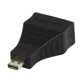 מתאם מיקרו HDMI זכר - HDMI נקבה, מוזהב תומך V1.4