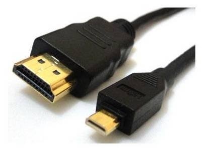 כבל HDMI - micro HDMI בתקן 1.4 מוזהב, 10 מטר