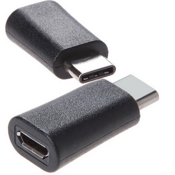 מתאם USB C זכר - MICRO B 2.0 נקבה