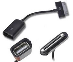 כבל OTG מ-GALAXY TAB זכר - USB נקבה באורך 10 ס"מ